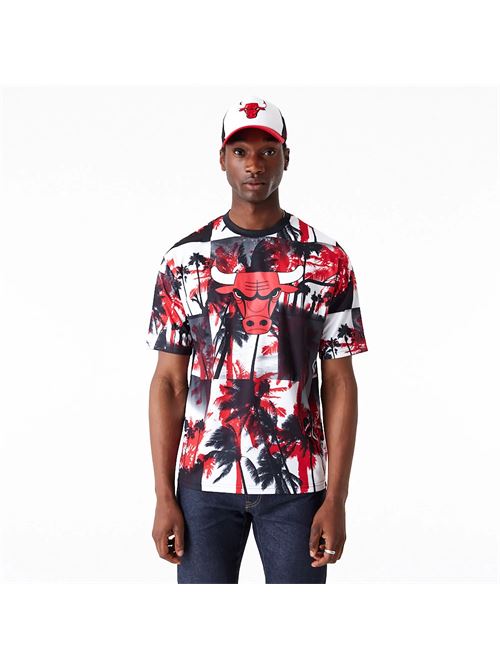 NewEra t-shirt bulls palm tree mesh NewEra | 60502576CHIBUL PALM MESH